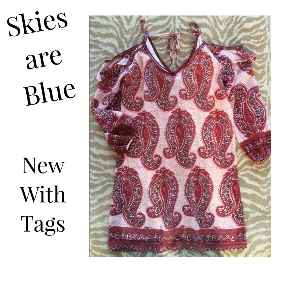 Skies are Blue cold shoulder dress